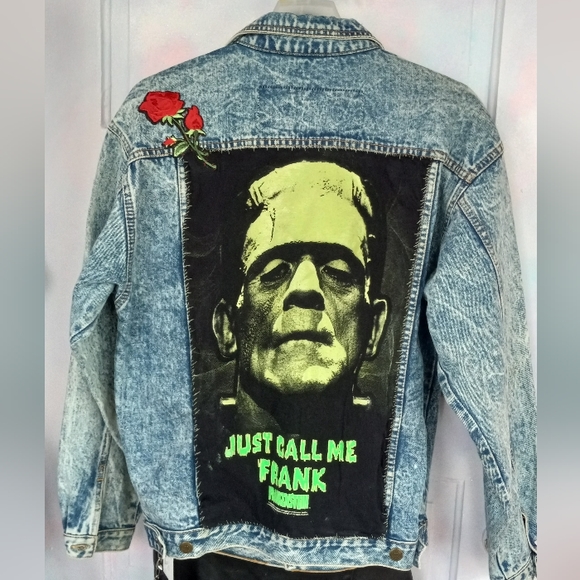 Nosferatu- custom Rage Against the Sewing Machine horror lovers jackets WIP - Picture 9 of 14